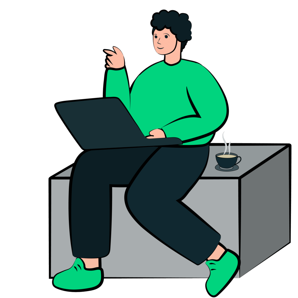 Working Men Pointing Something